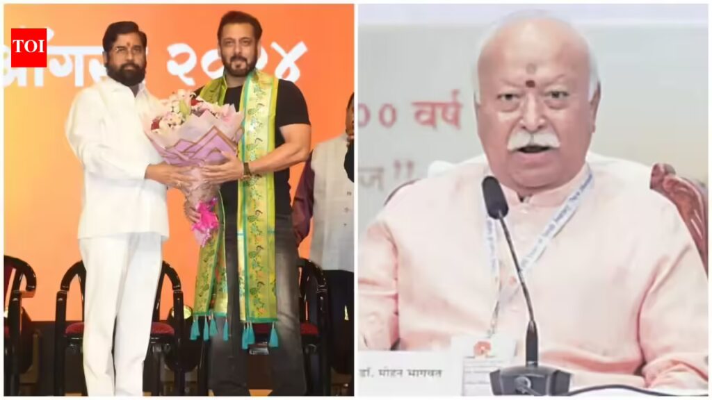एकनाथ शिंदे ने RSS कार्यक्रम में सलमान खान की उपस्थिति का बचाव किया: ‘उनके घर पर भगवान गणेश हैं… हमें उनकी उपस्थिति का राजनीतिकरण नहीं करना चाहिए’ |