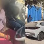 आदमी के हाथ में बंदूक, नोएडा में पूर्व प्रेमी लॉक कार के अंदर मृत पाए गए