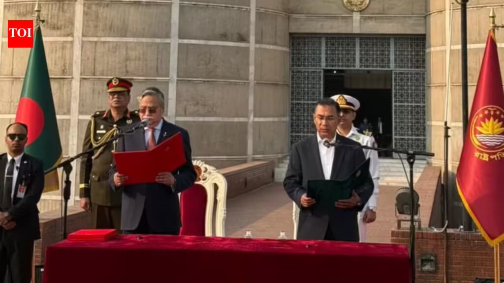 तारिक रहमान ने बांग्लादेश के प्रधान मंत्री के रूप में शपथ ली