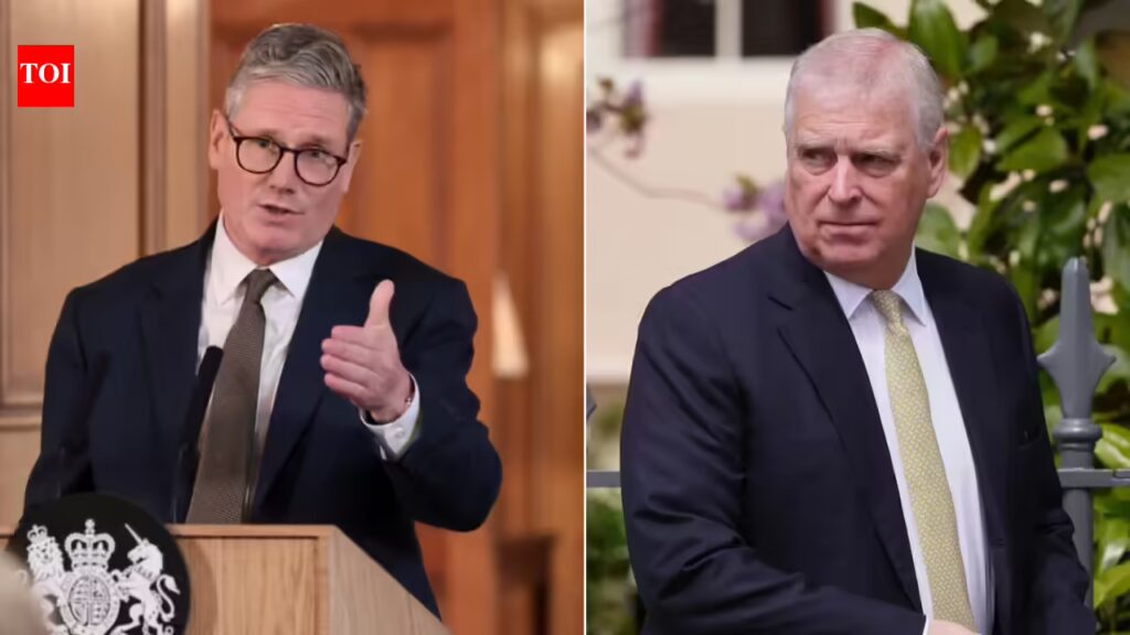 ब्रिटेन के पीएम स्टार्मर ने कहा, 'कोई भी कानून से ऊपर नहीं है;' ब्रिटिश पूर्व राजकुमार एंड्रयू को कुछ घंटों बाद गिरफ्तार कर लिया गया 3 ब्रिटेन के पीएम स्टार्मर ने कहा, ‘कोई भी कानून से ऊपर नहीं है;’ ब्रिटिश पूर्व राजकुमार एंड्रयू को कुछ घंटों बाद गिरफ्तार कर लिया गया