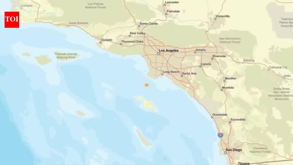 रैंचो पालोस वर्डेस के पास दक्षिणी कैलिफोर्निया तट पर 3.5 तीव्रता का भूकंप आया