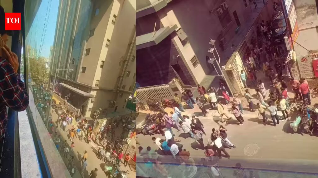 कोलकाता में भूकंप के तेज झटके महसूस किये गये