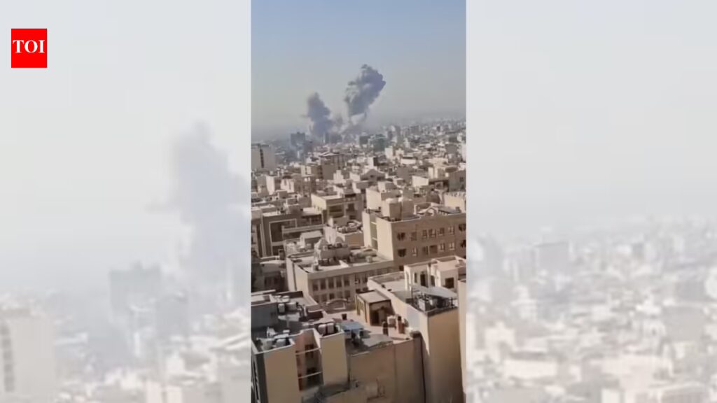 इज़राइल ने ईरान पर हमला किया: मध्य तेहरान में विस्फोट सुने गए, तेल अवीव में सायरन बजा