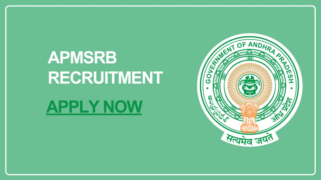 APMSRB Recruitment 2026 – Apply for vacancies
