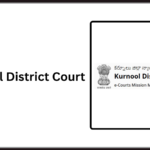 Kurnool District Court Recruitment 2026 – Apply for Vacancies