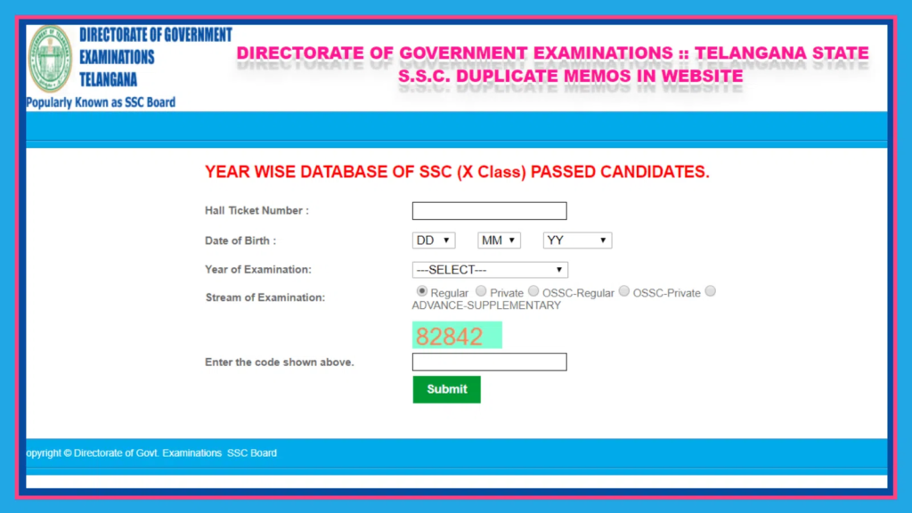 TS SSC Marks Memo Download Procedure 2024 bse.telangana.gov.in