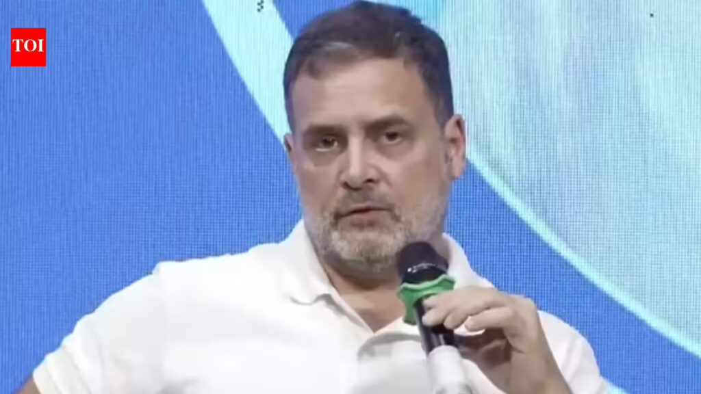 ‘देश को धोखा दिया’: अमेरिकी व्यापार समझौते पर राहुल ने फिर पीएम मोदी पर बोला हमला