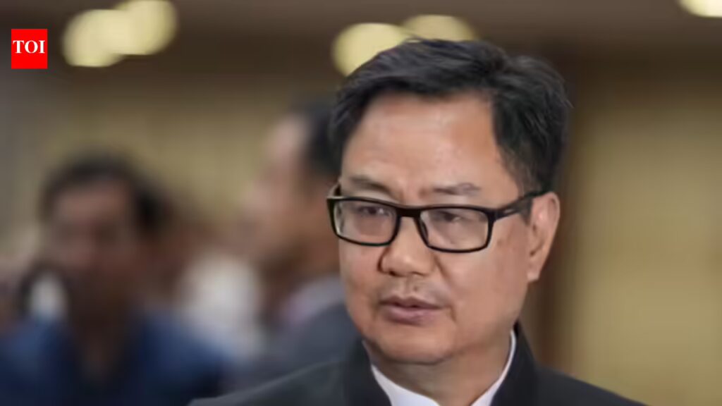 संसद सत्र की पूर्व संध्या पर रिजिजू ने कहा, ओम बिरला के खिलाफ कदम पर कांग्रेस को ‘अफसोस’ होगा