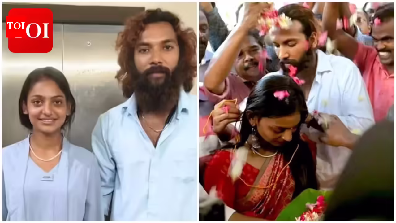 मोनालिसा भोसले की शादी: कुंभ मेला गर्ल मोनालिसा भोसले ने परिवार के विरोध के बीच पुलिस की मदद लेने के बाद केरल में बॉयफ्रेंड फरमान खान से शादी कर ली |