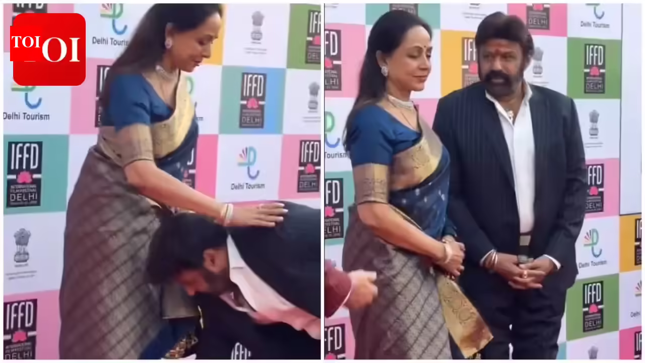 IFFD 2026 में नंदमुरी बालकृष्ण ने हेमा मालिनी के पैर छुए, उनका आशीर्वाद लिया; वीडियो हुआ वायरल तेलुगु मूवी न्यूज 1 IFFD 2026 में नंदमुरी बालकृष्ण ने हेमा मालिनी के पैर छुए, उनका आशीर्वाद लिया; वीडियो हुआ वायरल तेलुगु मूवी न्यूज