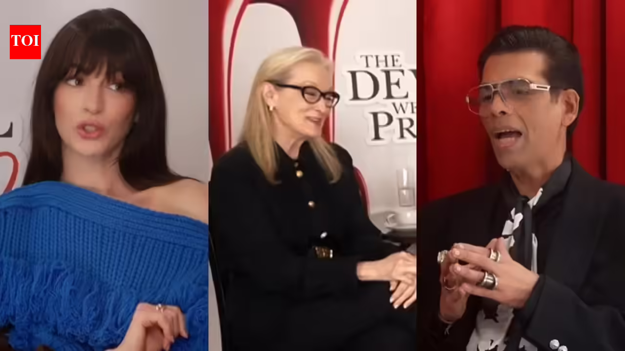 मेरिल स्ट्रीप ने करण जौहर की करोड़ रुपये की कमाई को पछाड़ा। ‘द डेविल वियर्स प्राडा 2’ से पहले उनके और ऐनी हैथवे के साथ बातचीत के दौरान 1.25 लाख जूते | हिंदी मूवी समाचार