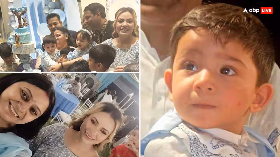 PHOTOS: गाजियाबाद में गजब मना तेजस्वी के बेटे इराज का जन्मदिन, लालू यादव संग तेज प्रताप भी दिखे खुश
