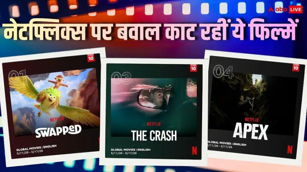 Netflix पर इन 5 फिल्मों ने काटा गदर, नंबर 1 पर आई एनिमेटेड कॉमेडी, तो तीसरे नंबर वाली थ्रिलर उड़ा देगी होश