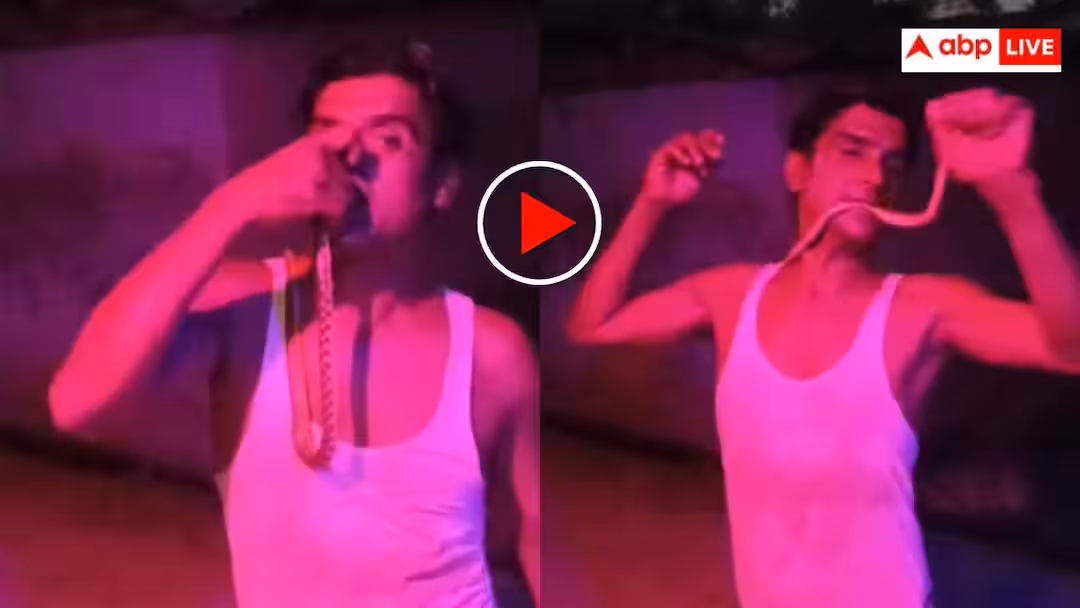 Viral Video: मरे हुए सांप को मुंह में डालकर बना रहा था Reel, फिर जो हुआ उसने उड़ा दिए होश