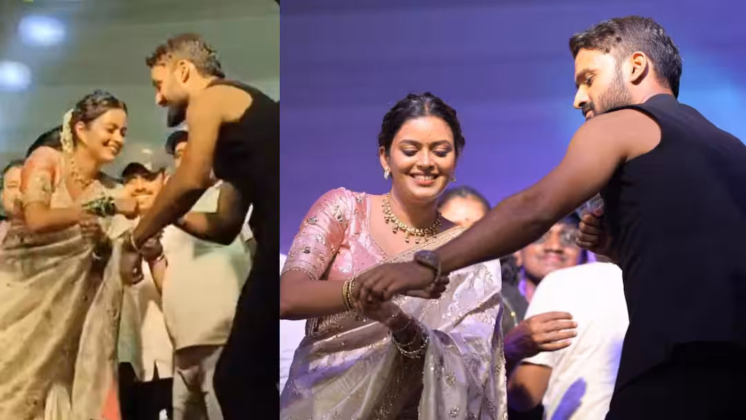 ‘राजा जी के दिलवा टूट जाए’, भोजपुरी गाने पर जमकर नाचे आकाश दीप; अपने ही तिलक पर ढाया कहर