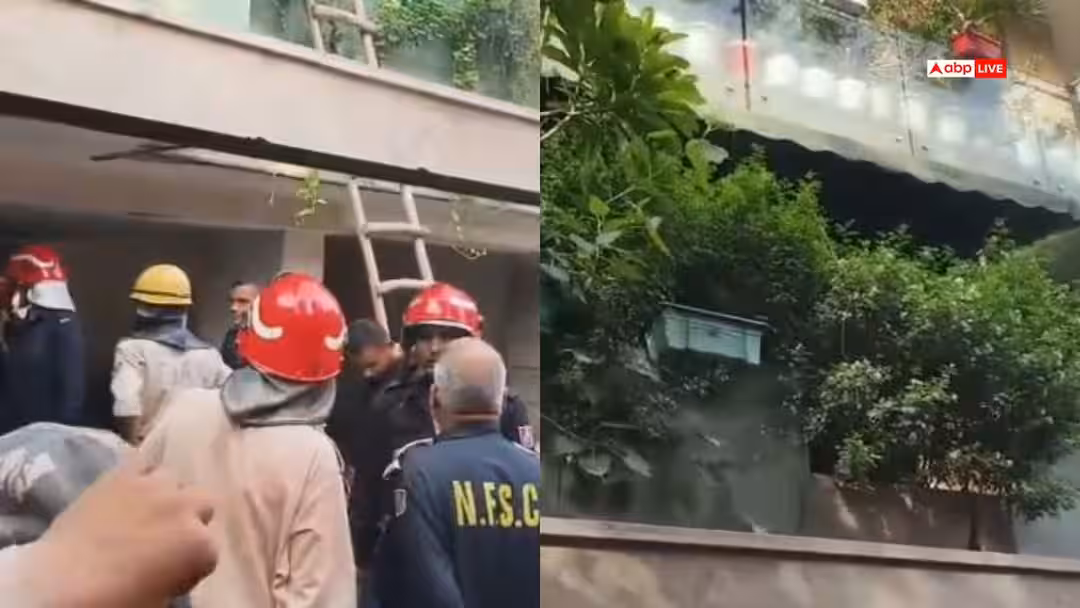 Delhi Fire: न्यू फ्रेंड्स कॉलोनी के मकान में लगी आग, रेस्क्यू ऑपरेशन जारी