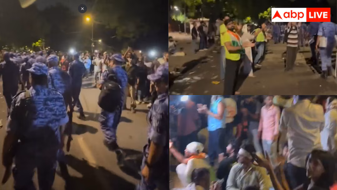 Students Protest: लाठीचार्ज के बाद लौट रहे RAF जवानों को देखकर CJP प्रदर्शनकारियों ने बजाईं तालियां, वीडियो वायरल