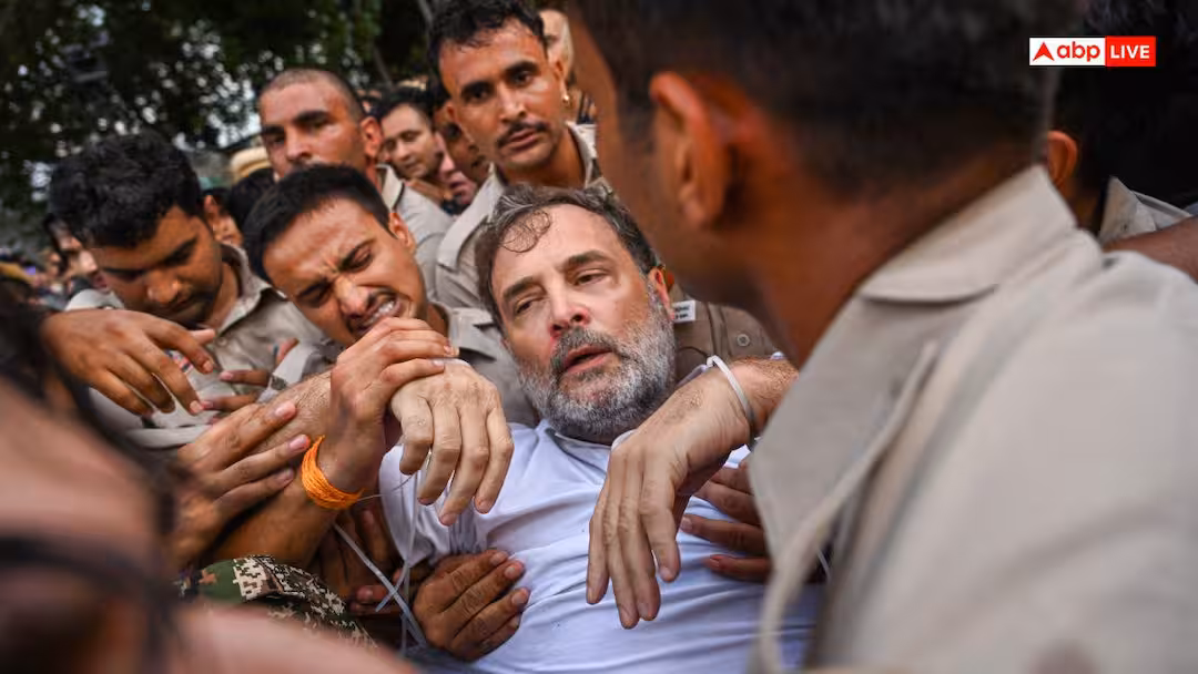पीएम आवास के बाहर धरने से पुलिस ने हिरासत में लिया, गुस्से में बोले राहुल- अब नहीं रुकेगी…